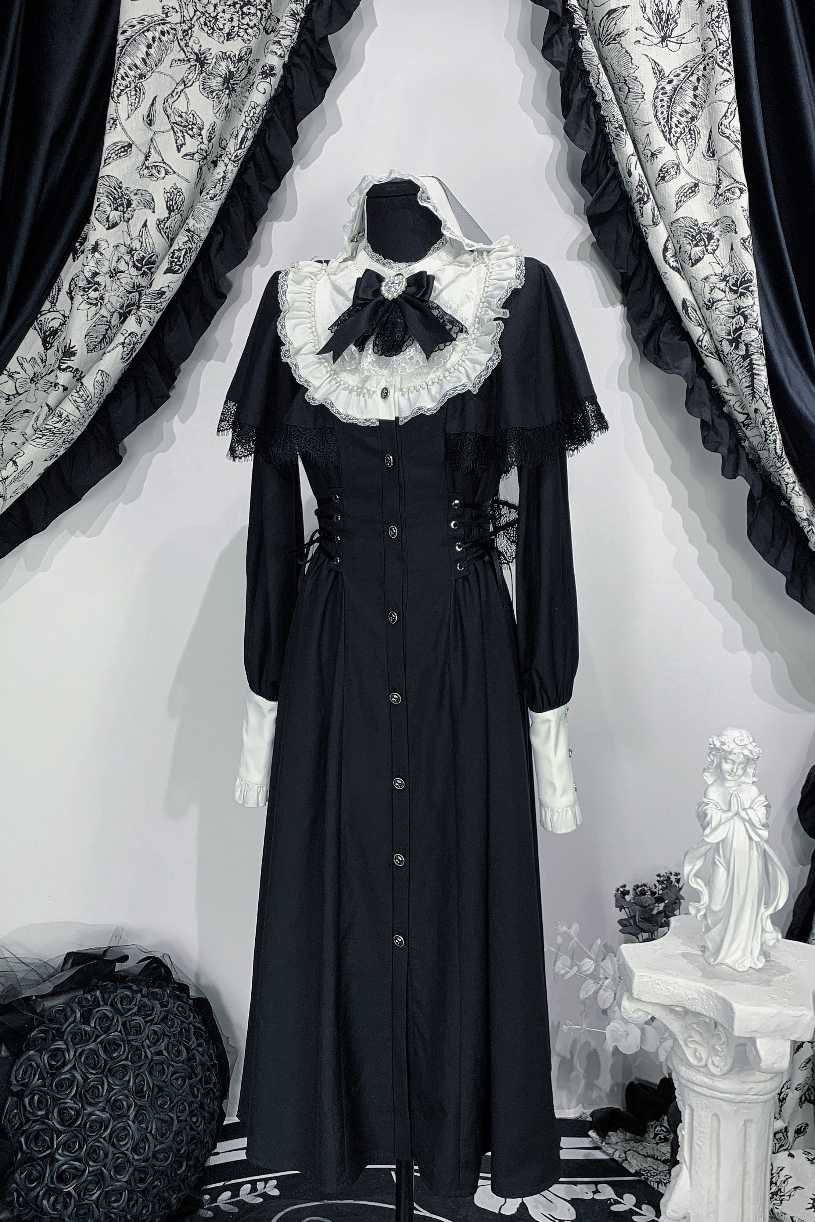 Silent Prayer Ryousangata Nun Dress