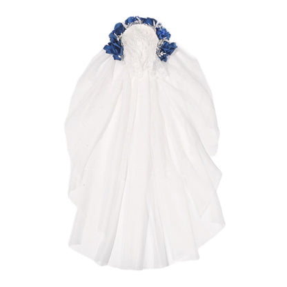 Lolita Gothic Zombie Bride Embroidered Dress LG1003