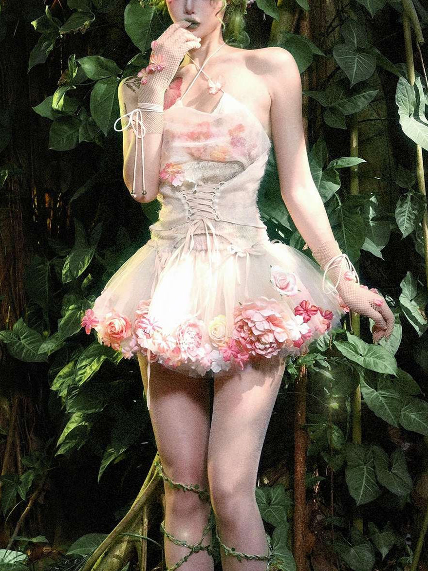 Lolita Fairycore Vintage Camisole Set LG1047