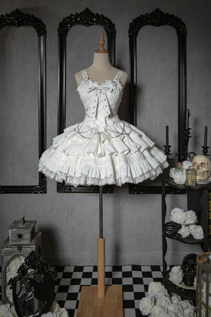 Lolita Gothic Sweet Short JSK Dress LG1058