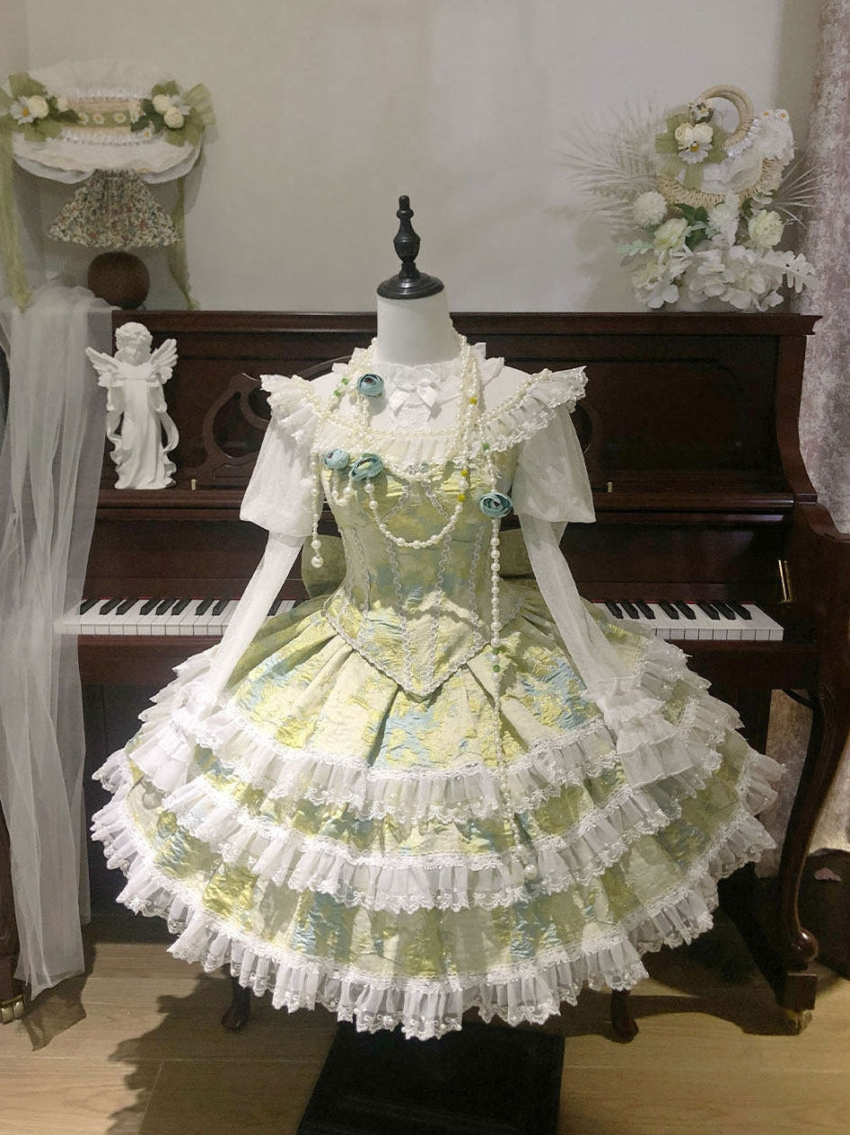 Miss Pistachio Lolita Green JSK Dress