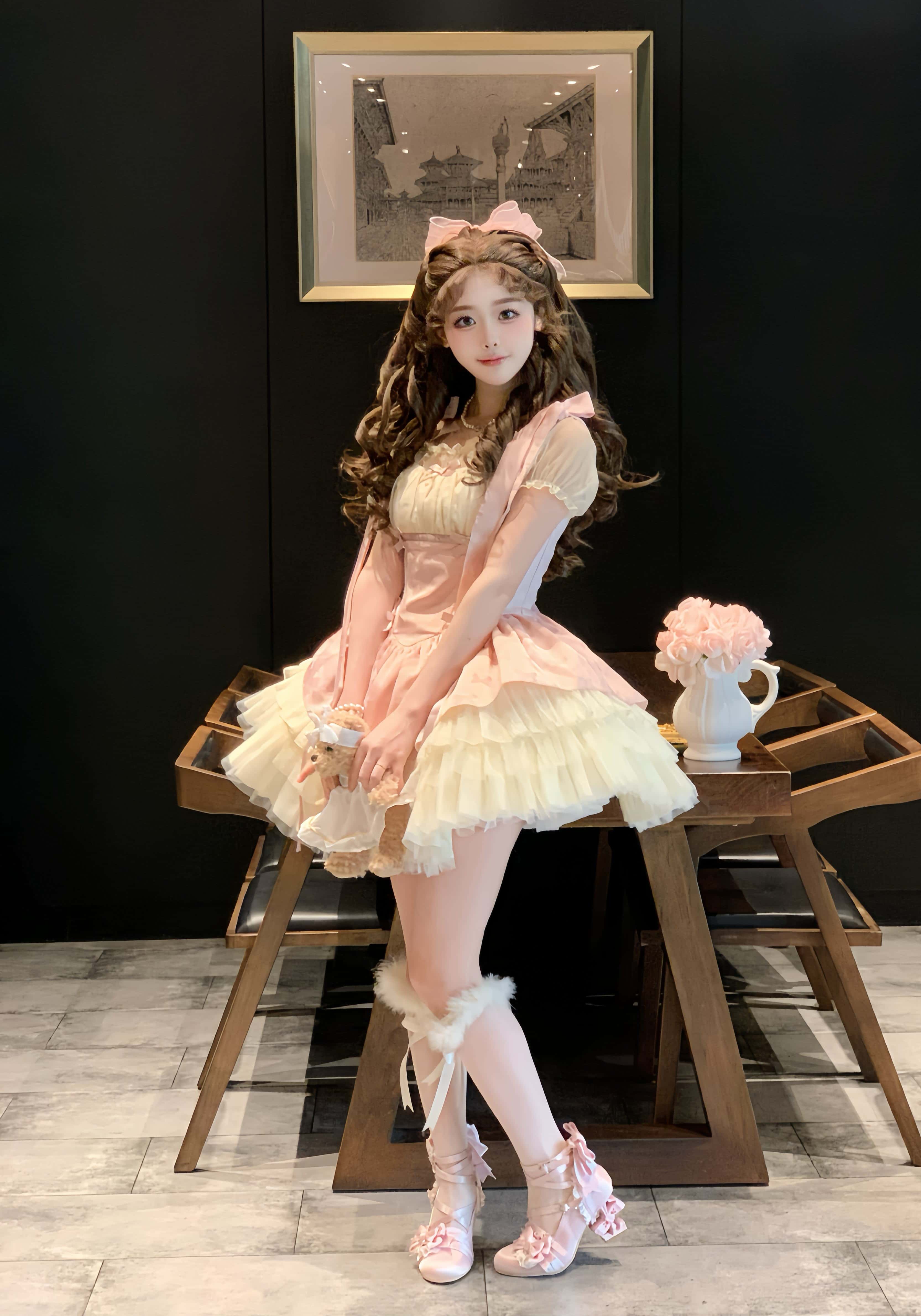 Knots Lolita  Ballet Style Bridal Heels