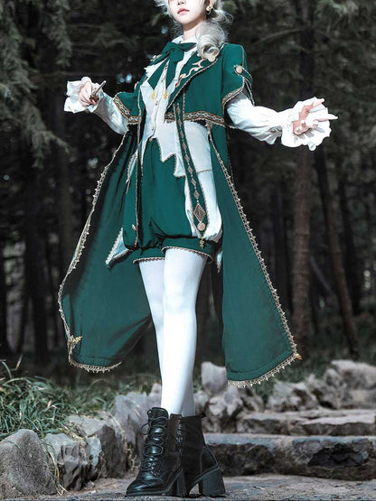 Fall Military Ouji Prince Suit & Cape Set LO1004