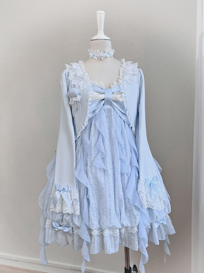 Sea Moon Princess Camisole Cardigan Dress