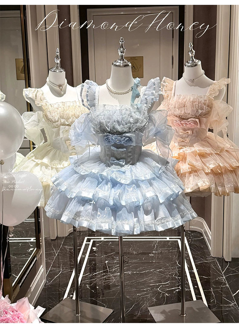 Mousse Love Song Short JSK Ballet Bridal Lolita Dress