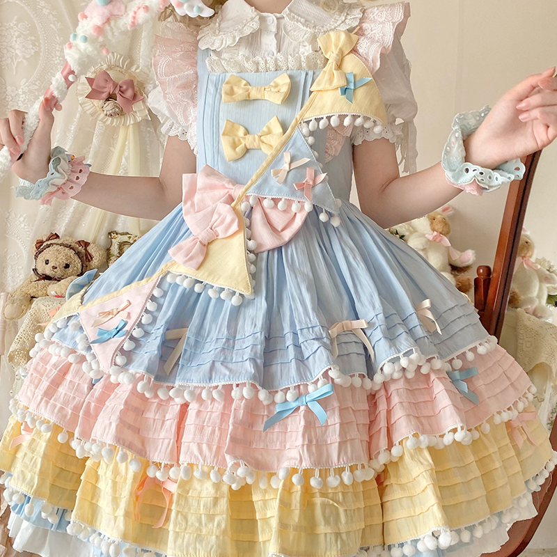 Lolita Sweet Macaron Color JSK LS1010