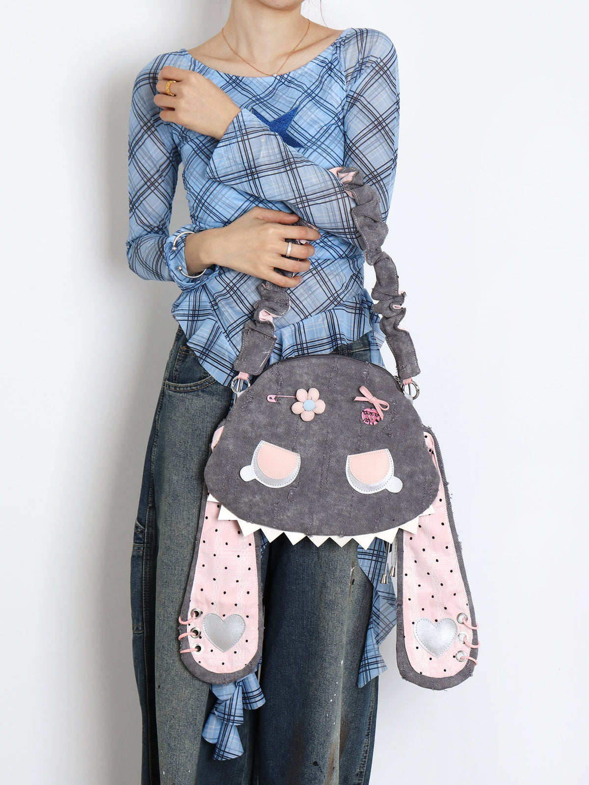 Magnetic Bunny Ear Sweet Cool Lolita Crossbody Bag