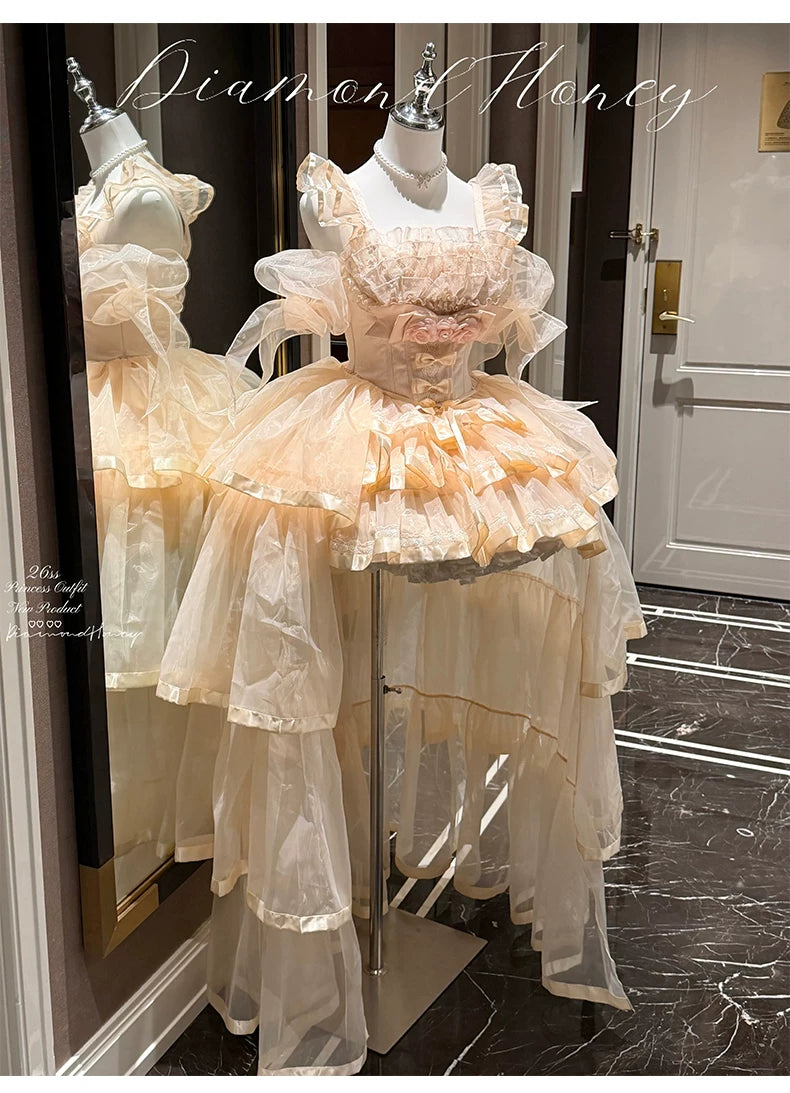 Mousse Love Song Short JSK Ballet Bridal Lolita Dress