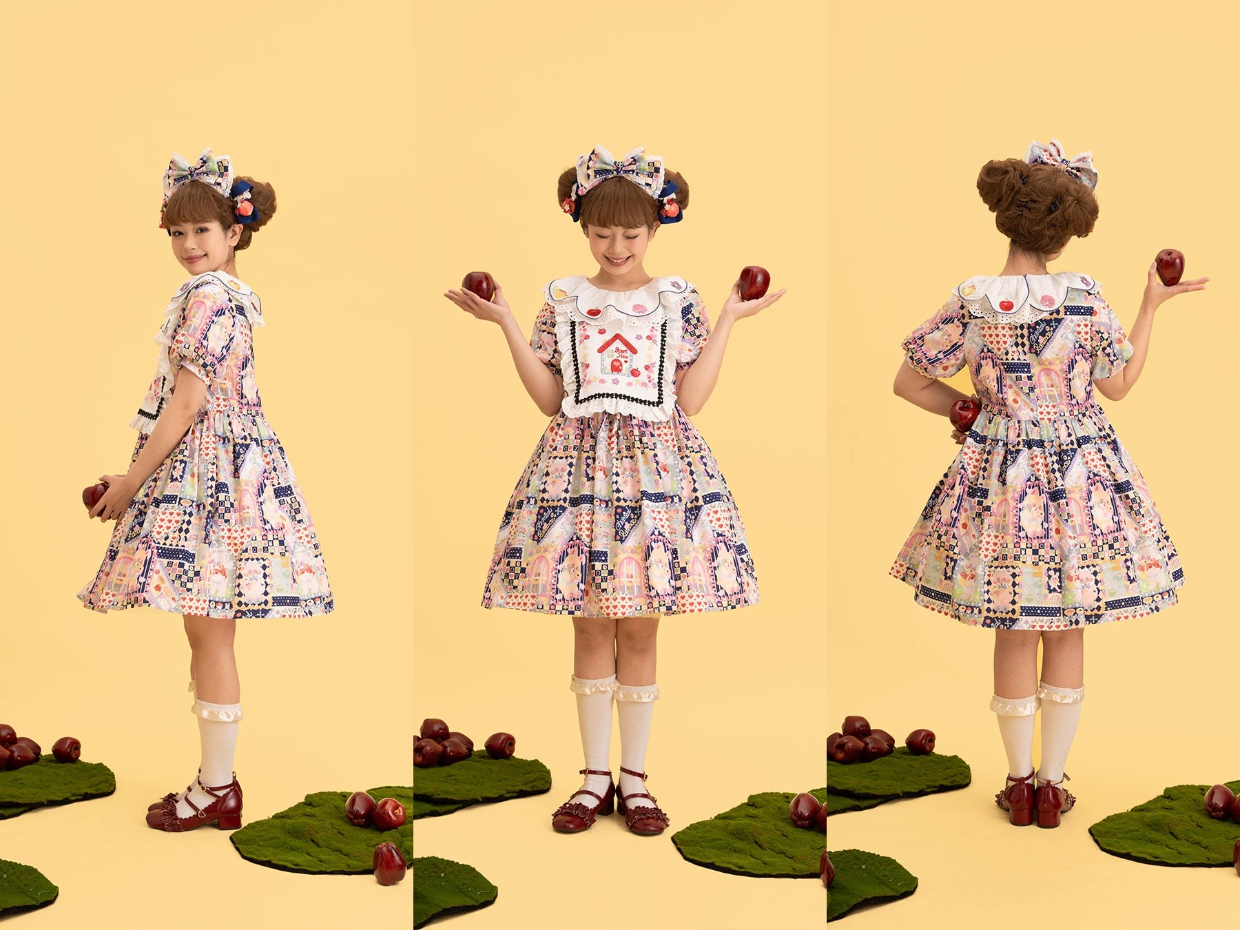 Sweet Home Candy House Print Classic Lolita OP Dress
