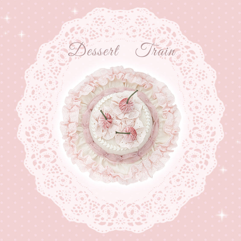Dessert Train Sweet Lolita Inner Top & SK Jumper Skirt Set