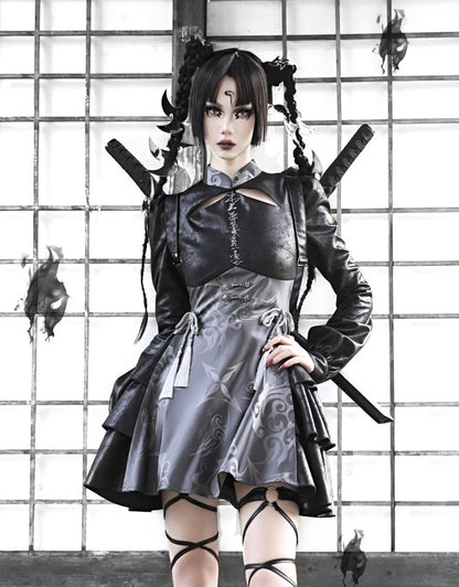 Lolita Dark Ninja Dress Suit LG1005