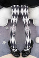 Lolita Argyle Digital Print Tights