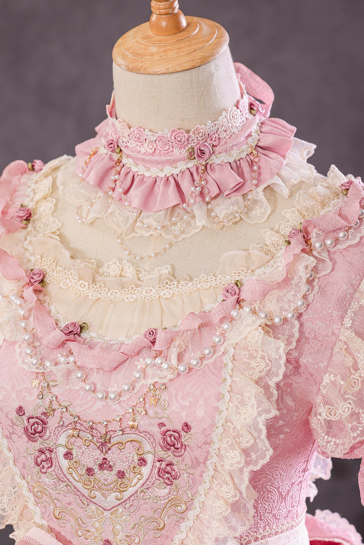 Velvet Whispers Vintage Cake Lolita OP Dress