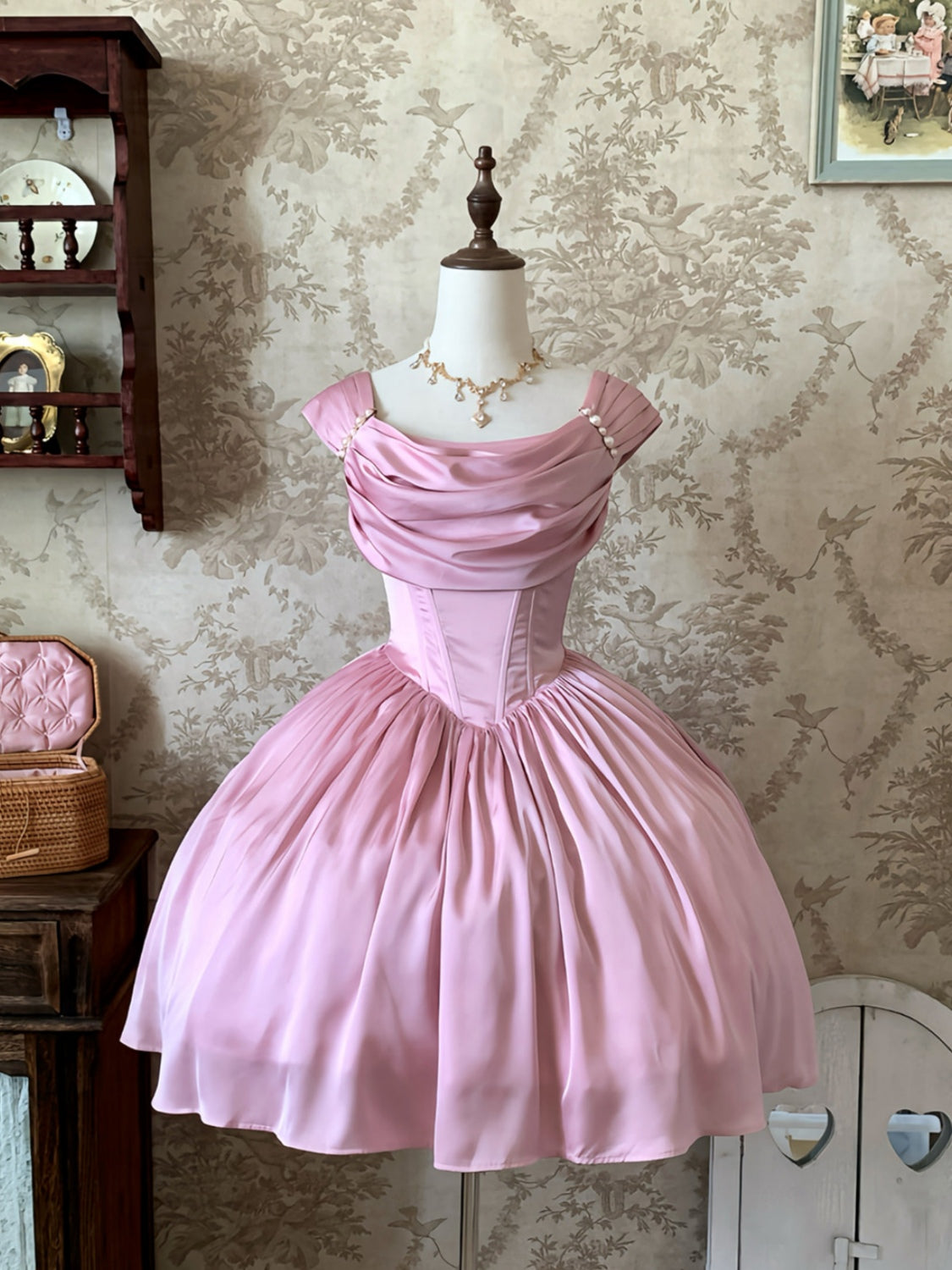Rose Corridor Lolita Satin Light Gown Dress