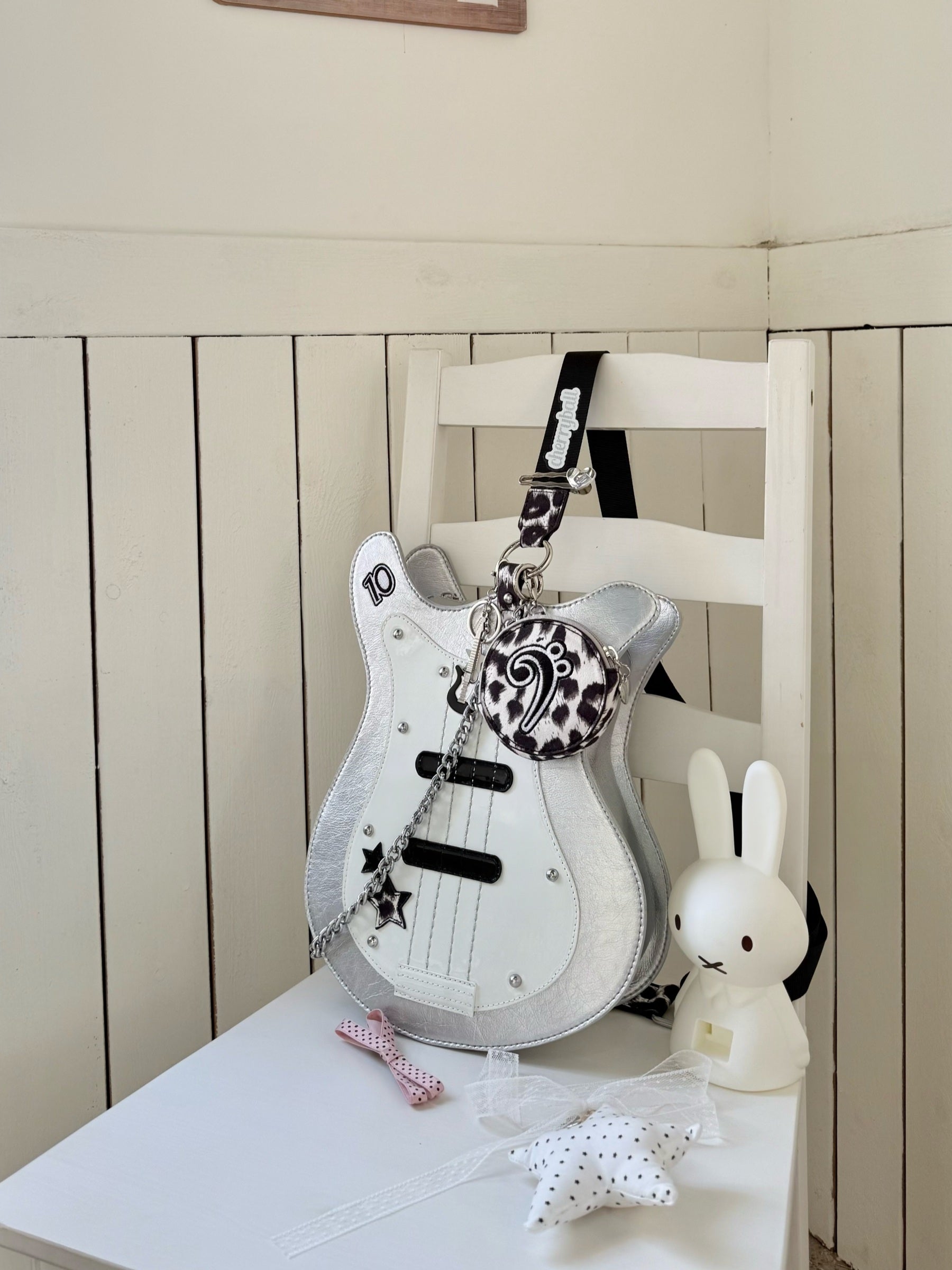 Not A Guitar Original Bass‑Shaped Crossbody Shoulder Bag