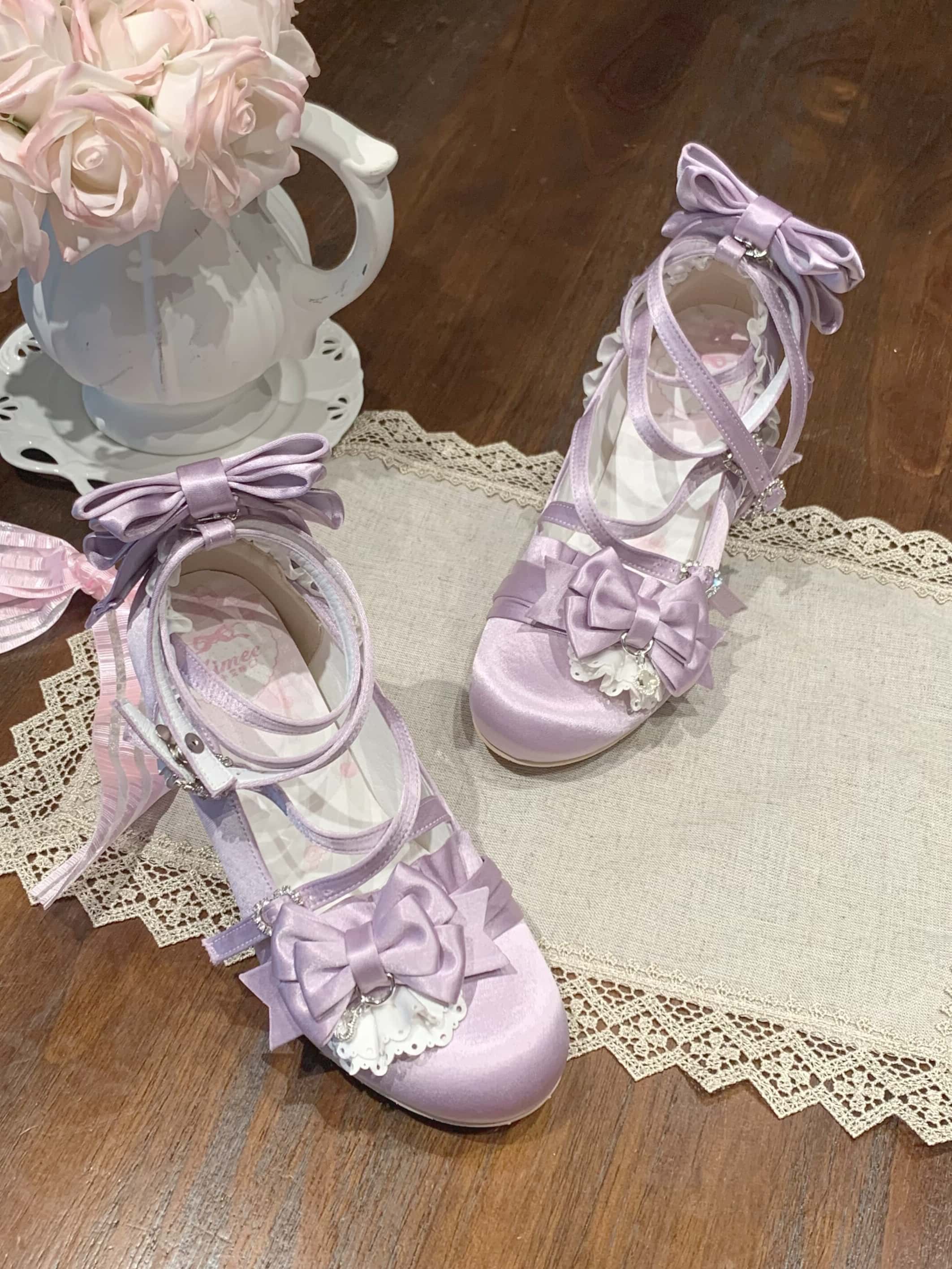 Knots Lolita  Ballet Style Bridal Heels