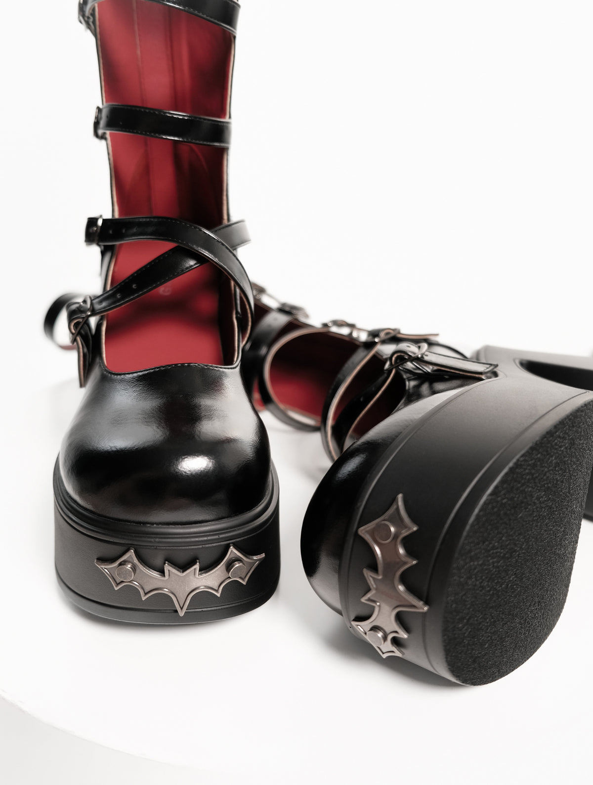 Bat‑Banquet Invitation Gothic Dark Vampire Platform Lolita Boots