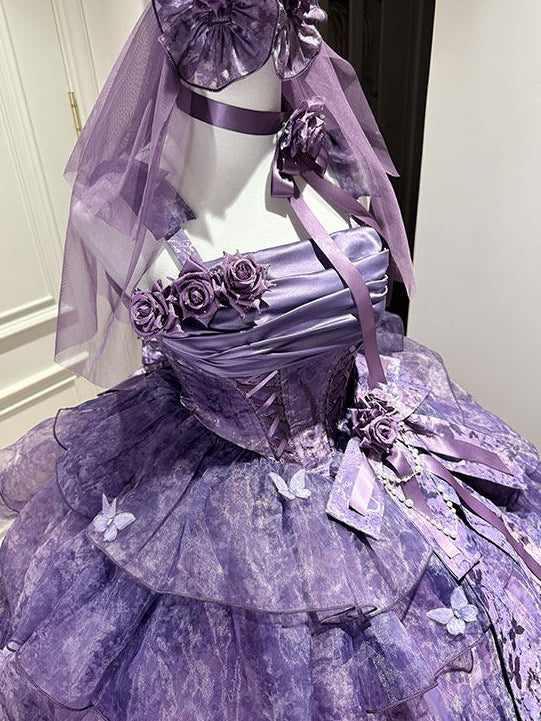 Wisteria Butterfly Lolita JSK Dress