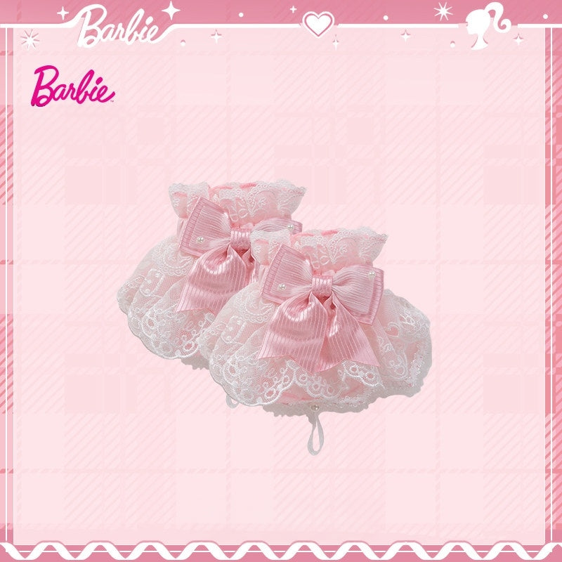 Dreamy Daydream x Barbie Collab Lolita Heart‑Embroidered JSK Dress
