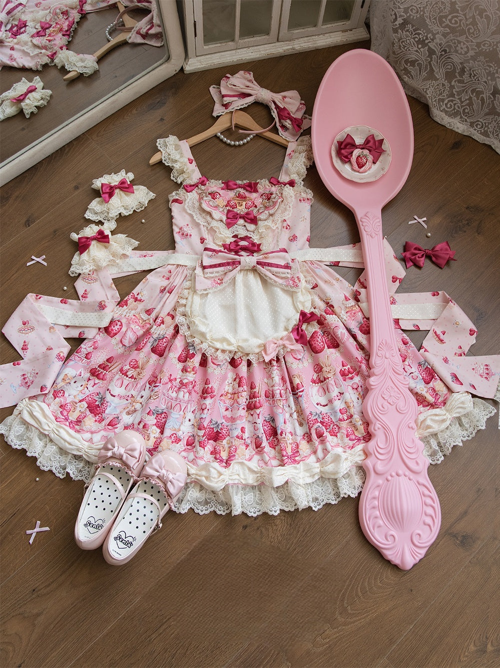 Buffy Bunny Lolita Pink JSK Dress