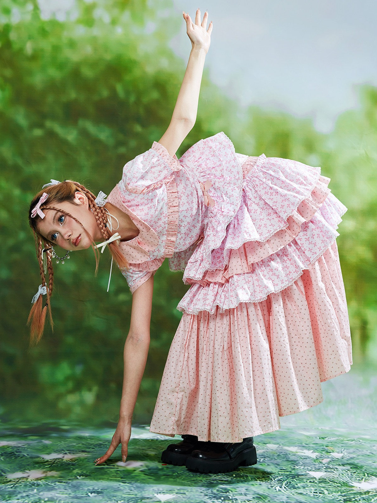 Old-School Hime Pink Dress Set