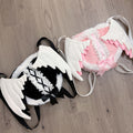Lolita Punk Y2K Angel Wing Plush Bag LE8002