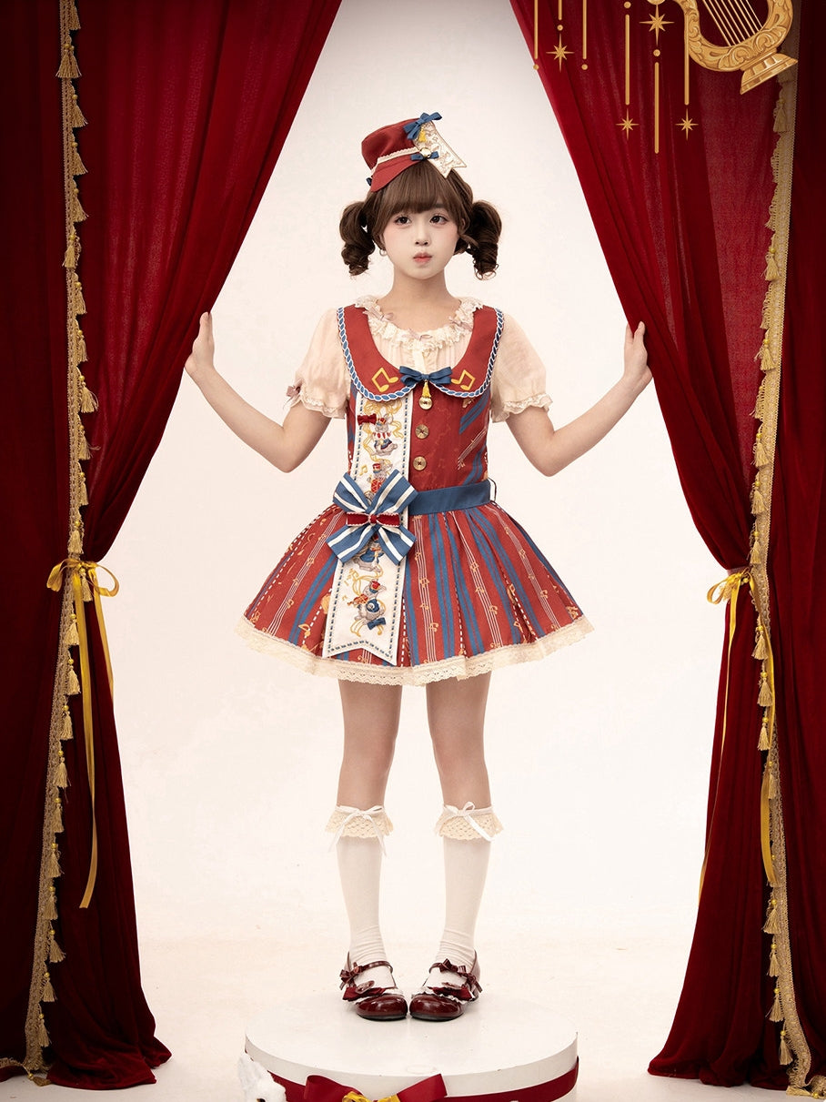 Rabbit Orchestra Lolita Embroidered Cute OP / JSK Dress