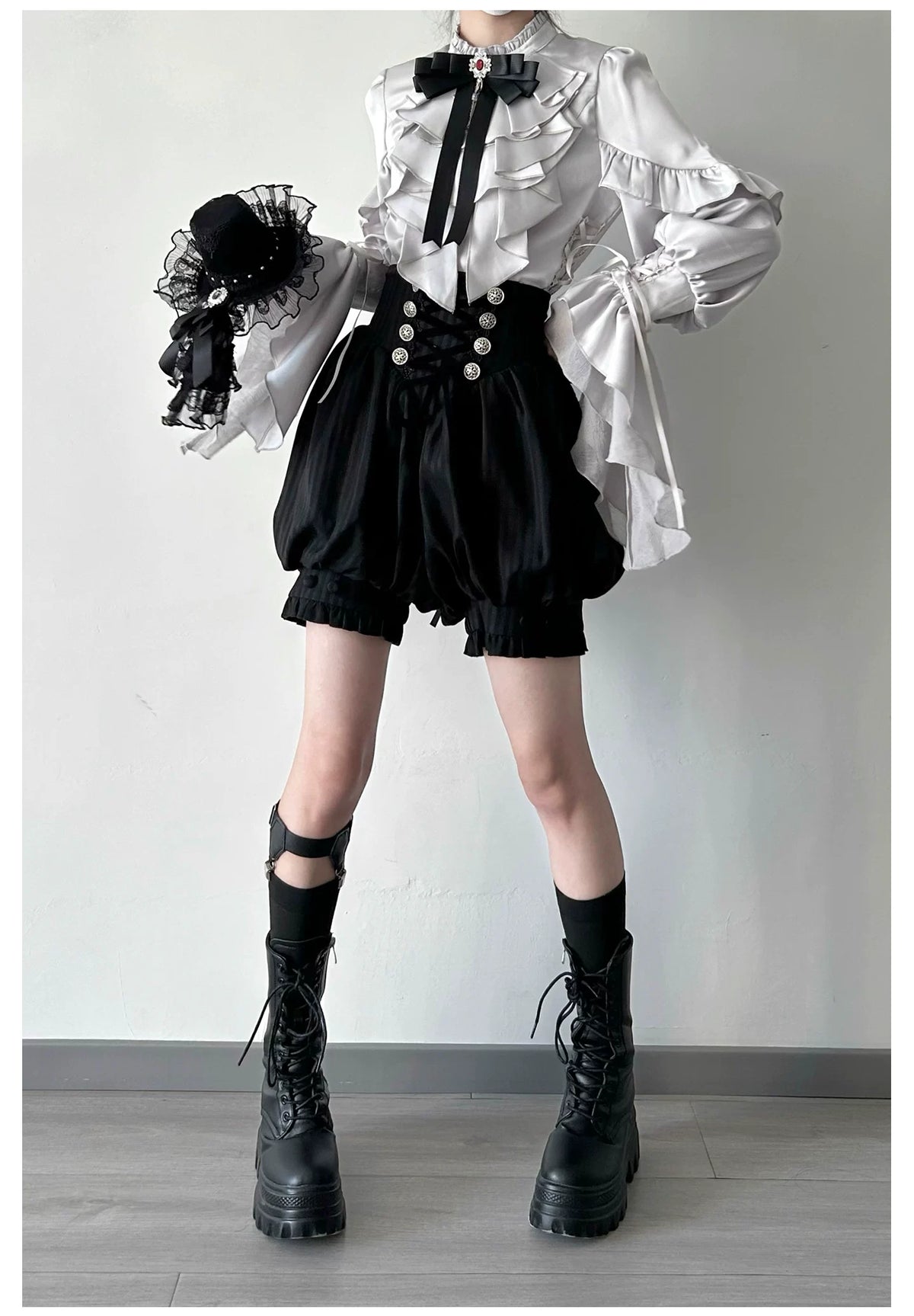 Night Crow Lolita Gothic Mermaid Skirt & Ouji Couple Set