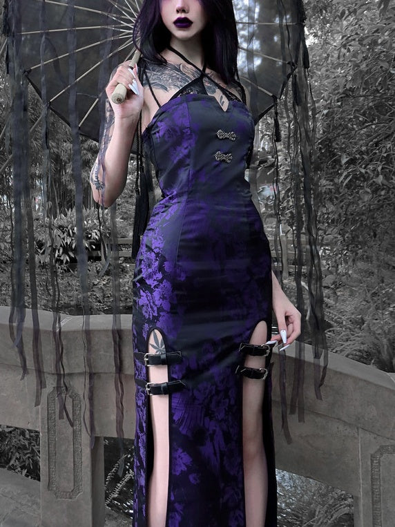 Lolita Halloween Gothic Ninja Bodycon Dress LG1028