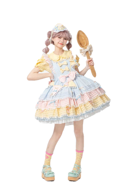 Lolita Sweet Macaron Color JSK LS1010