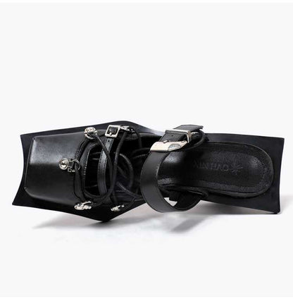 Lolita punk dark style high heels LE5025