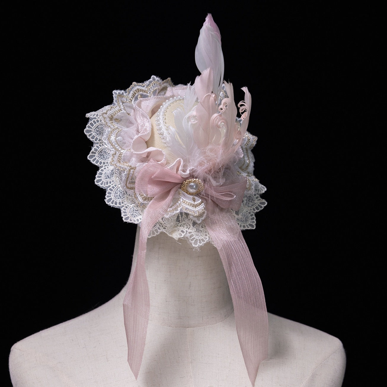Peacock Feather SP Bridal Lolita Pink JSK Dress
