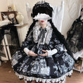 Lolita  Gothic Long Sleeve Retro OP Dress LG1036