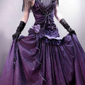Lolita Gothic Elegant Velvet Fishtail Formal Dress LGD0001