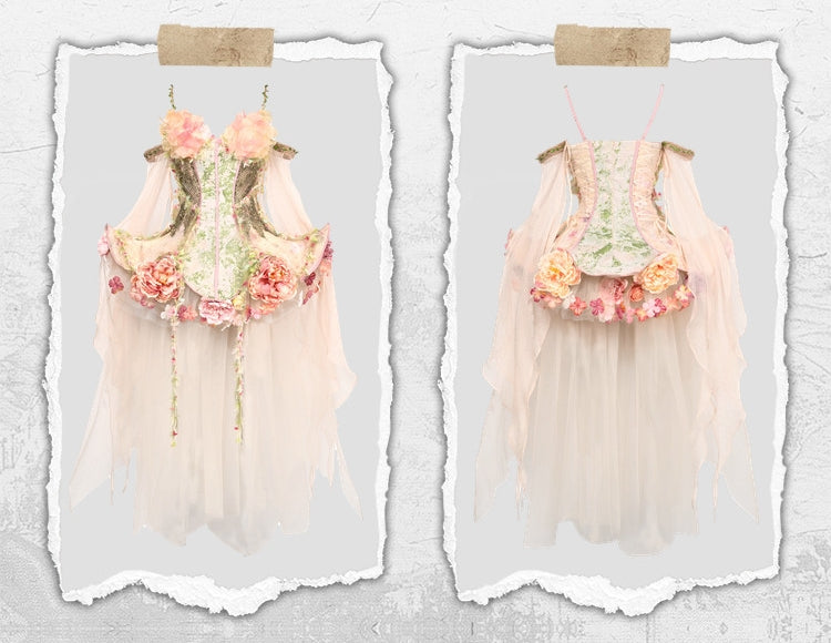 Robe midi corset Esprit de la Forêt