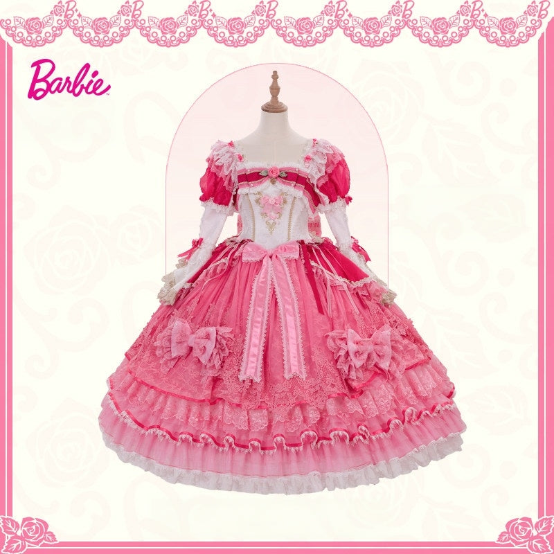 Jennifer x Barbie Collab Original Lolita Bridal OP Dress