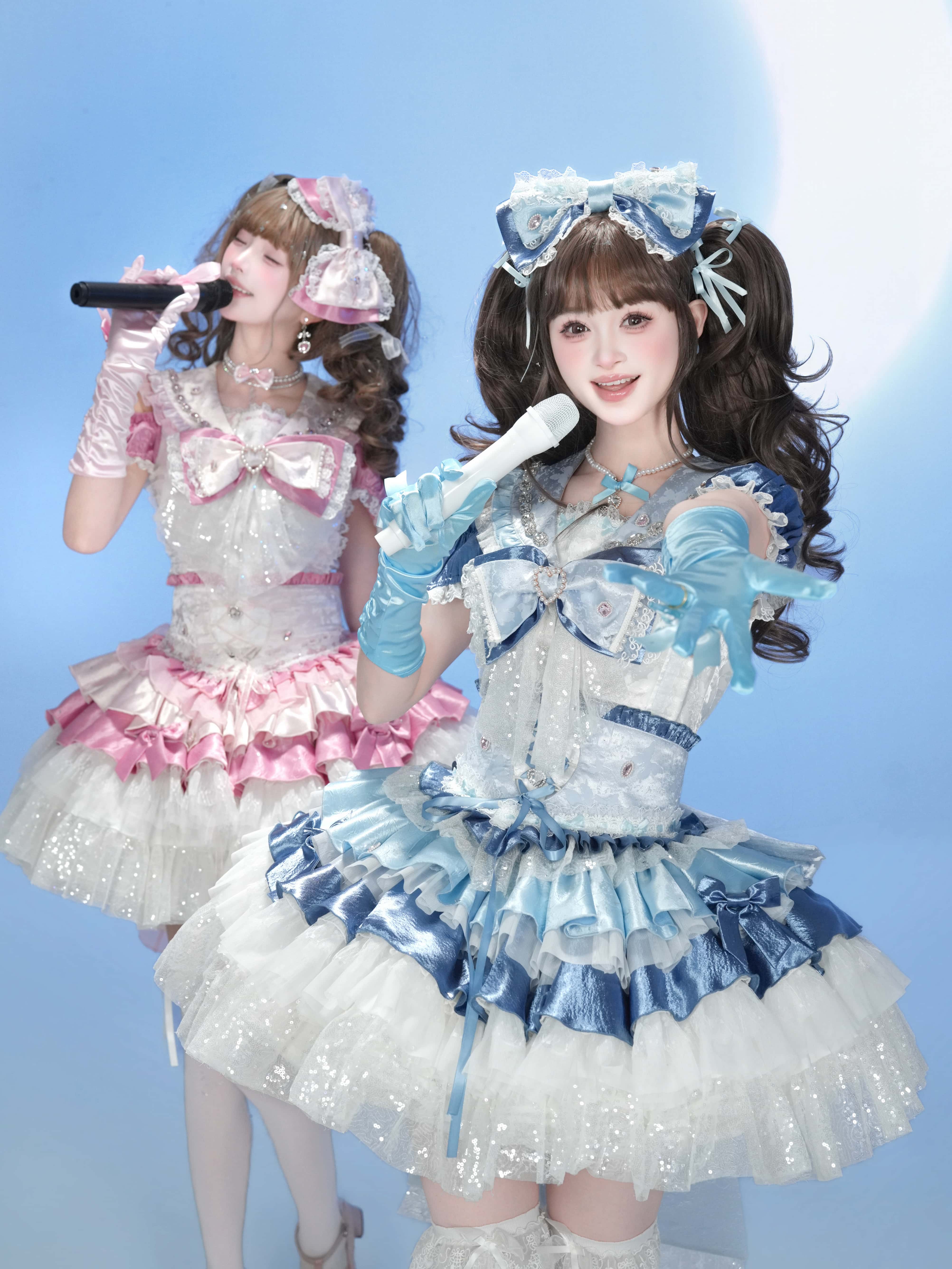Morning Star Magical Girl Lolita Idol Costume Outfit Set