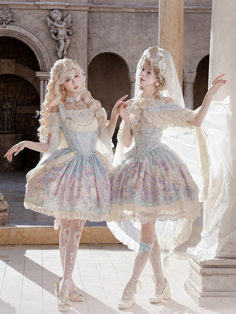 Moon‑Veil Zodiac Elegant Retro Ancient‑Greek Lolita Accessories