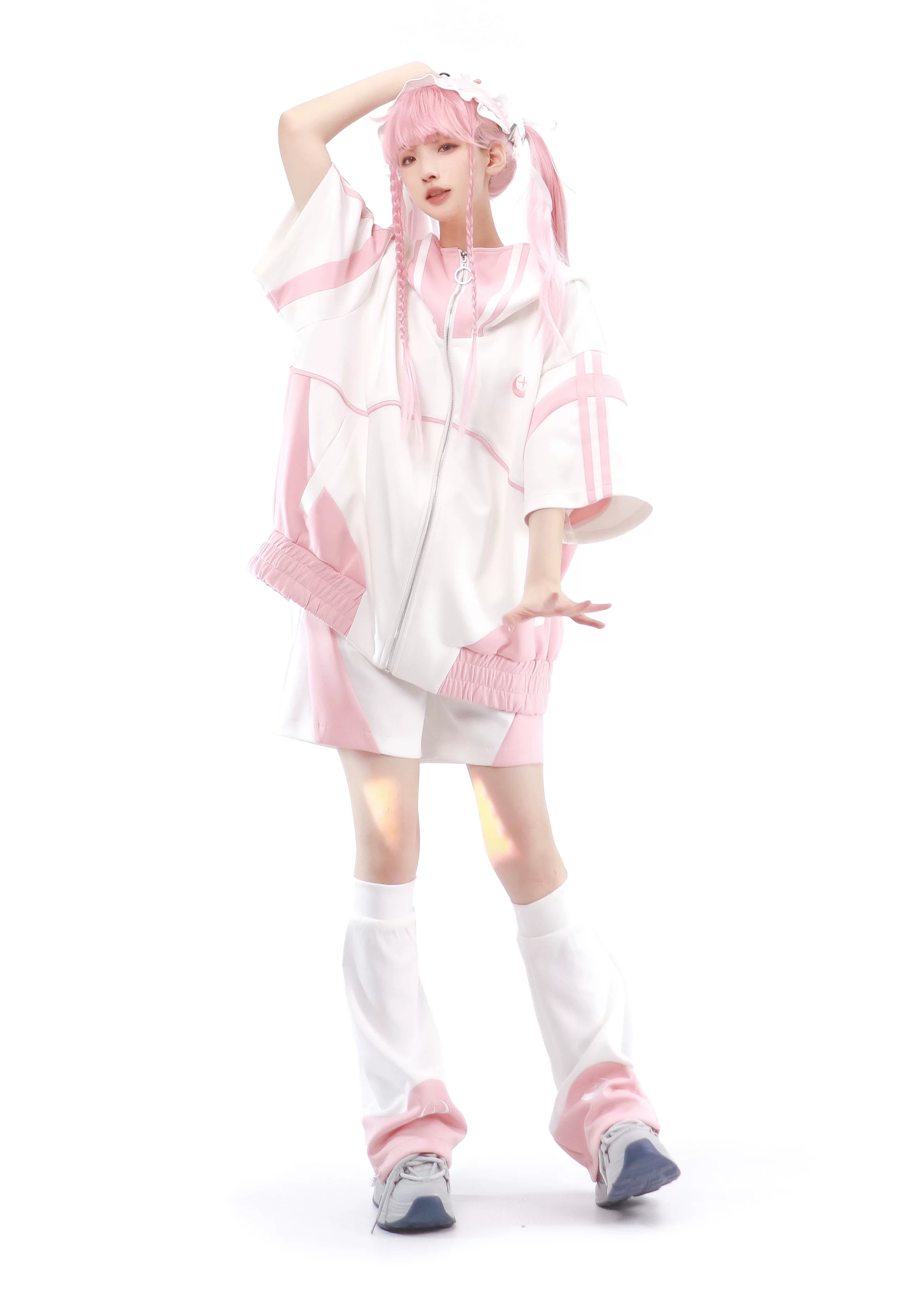 Star Signal Anime Techwear Short-Sleeve Set with Accessories