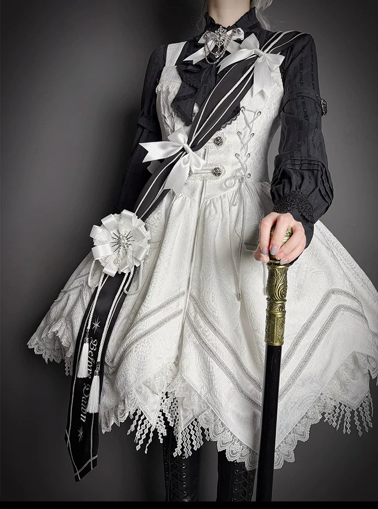Dawn‑Bearer Gothic Lolita JSK Jumper Skirt Dress Set