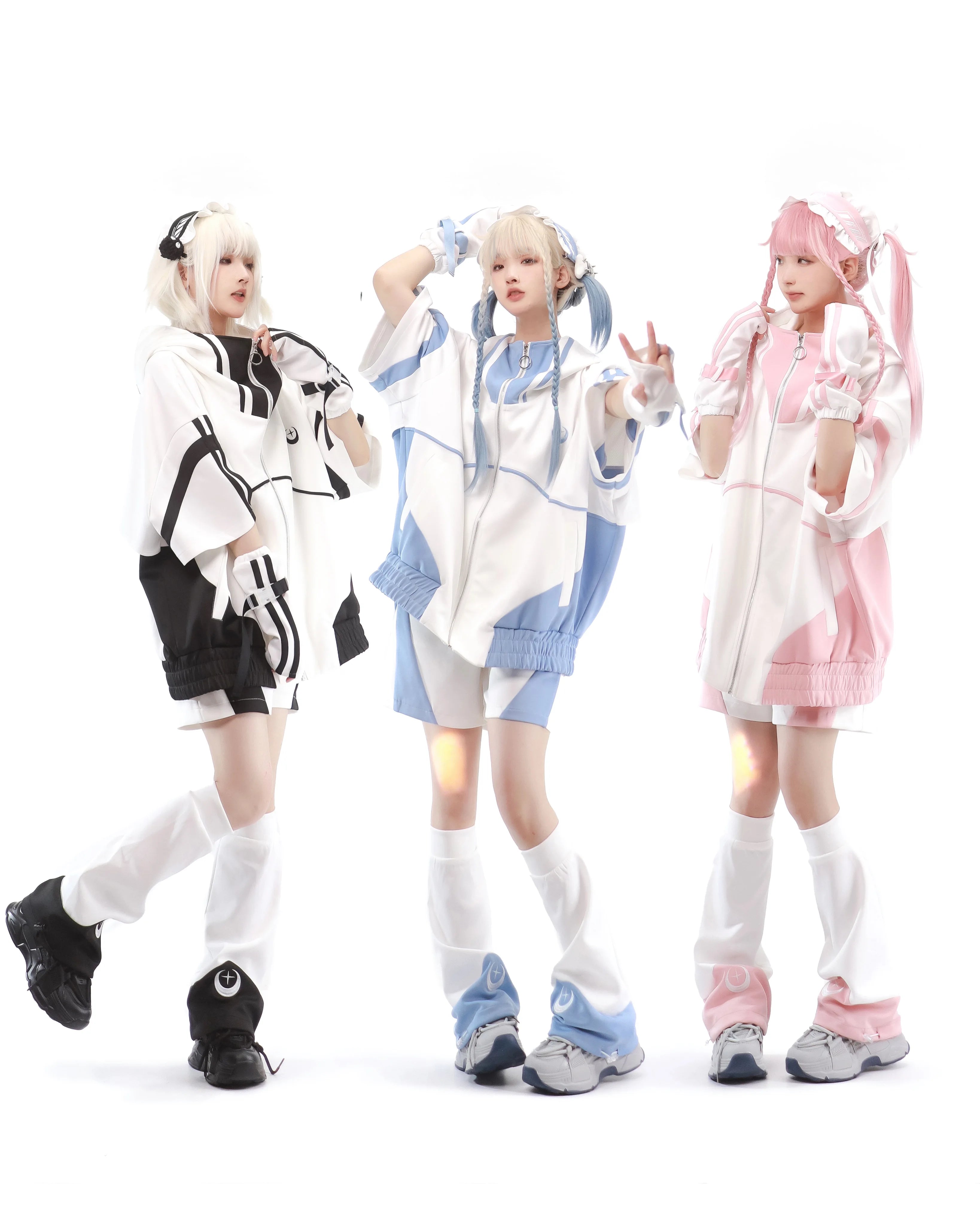 Star Signal Anime Techwear Short-Sleeve Set with Accessories