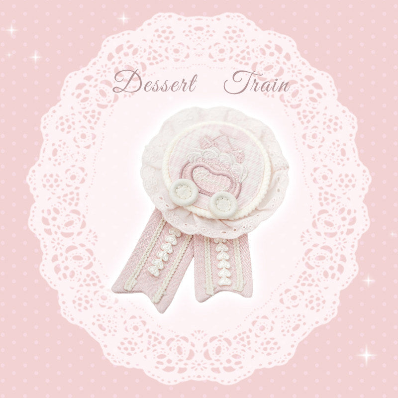 Dessert Train Sweet Lolita Inner Top & SK Jumper Skirt Set