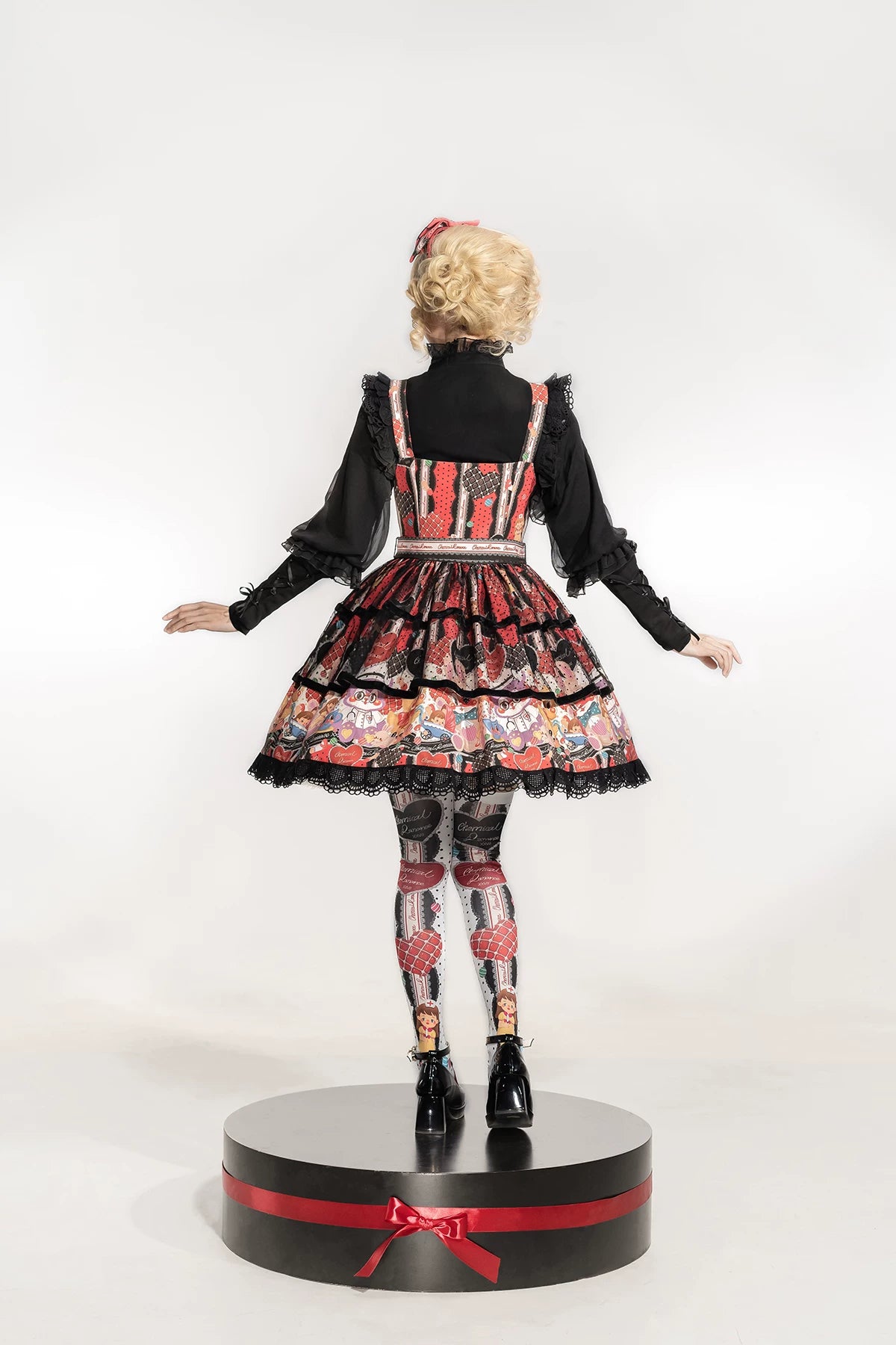Doll Clinic Bunny Embroidery Sweet Gothic Lolita Suspender JSK