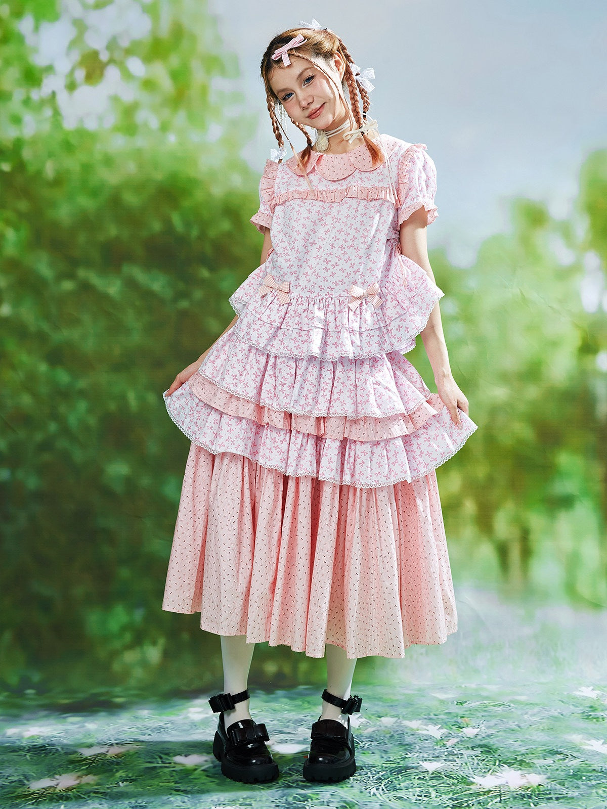 Old-School Hime Pink Dress Set