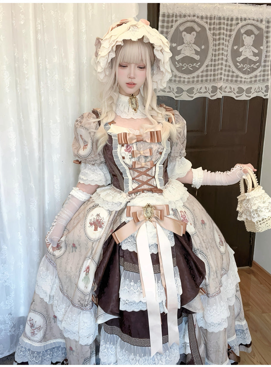 Lolita Elegant classical Castle Princess Dress LCD1021