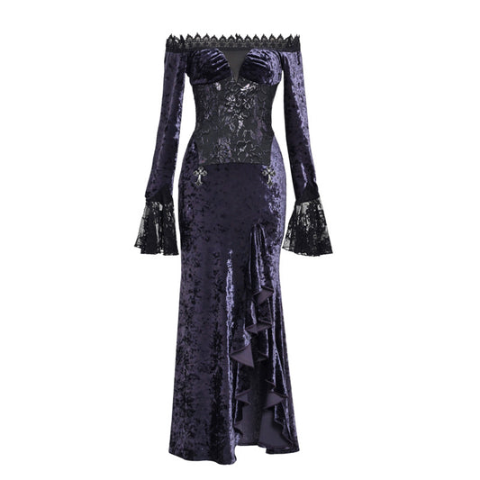 Lolita Halloween Bodycon Fishtail Dress LG1046