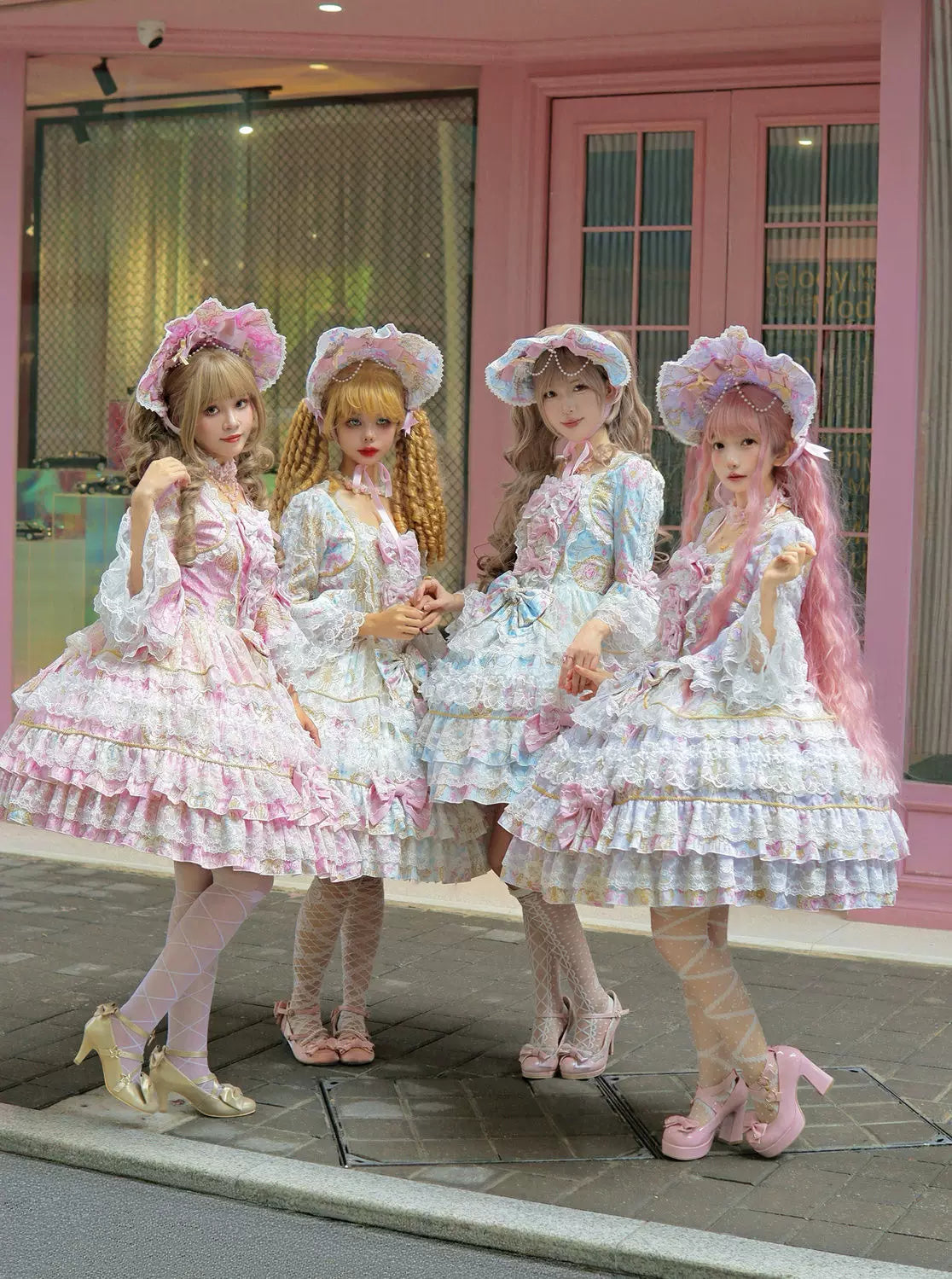 Candlelight Ode Original Sweet Lolita Long‑sleeve OP Dress
