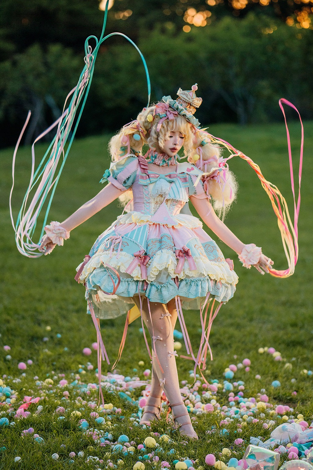 Dreamland Sweet Princess Light-Up Lolita OP Dress