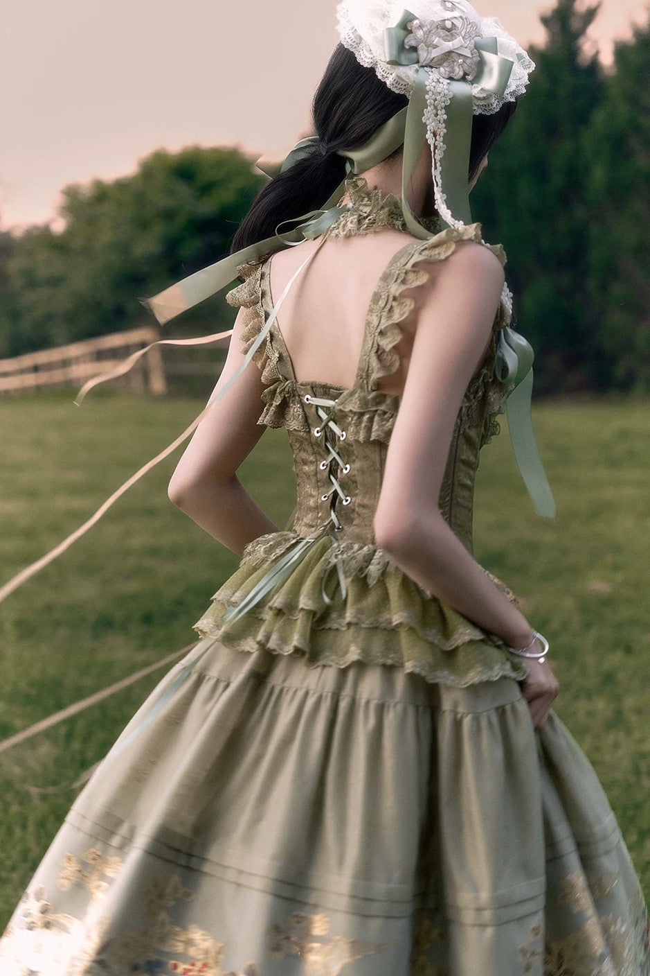 Wizard of Oz Corset & Skirt Two Piece Dress Set