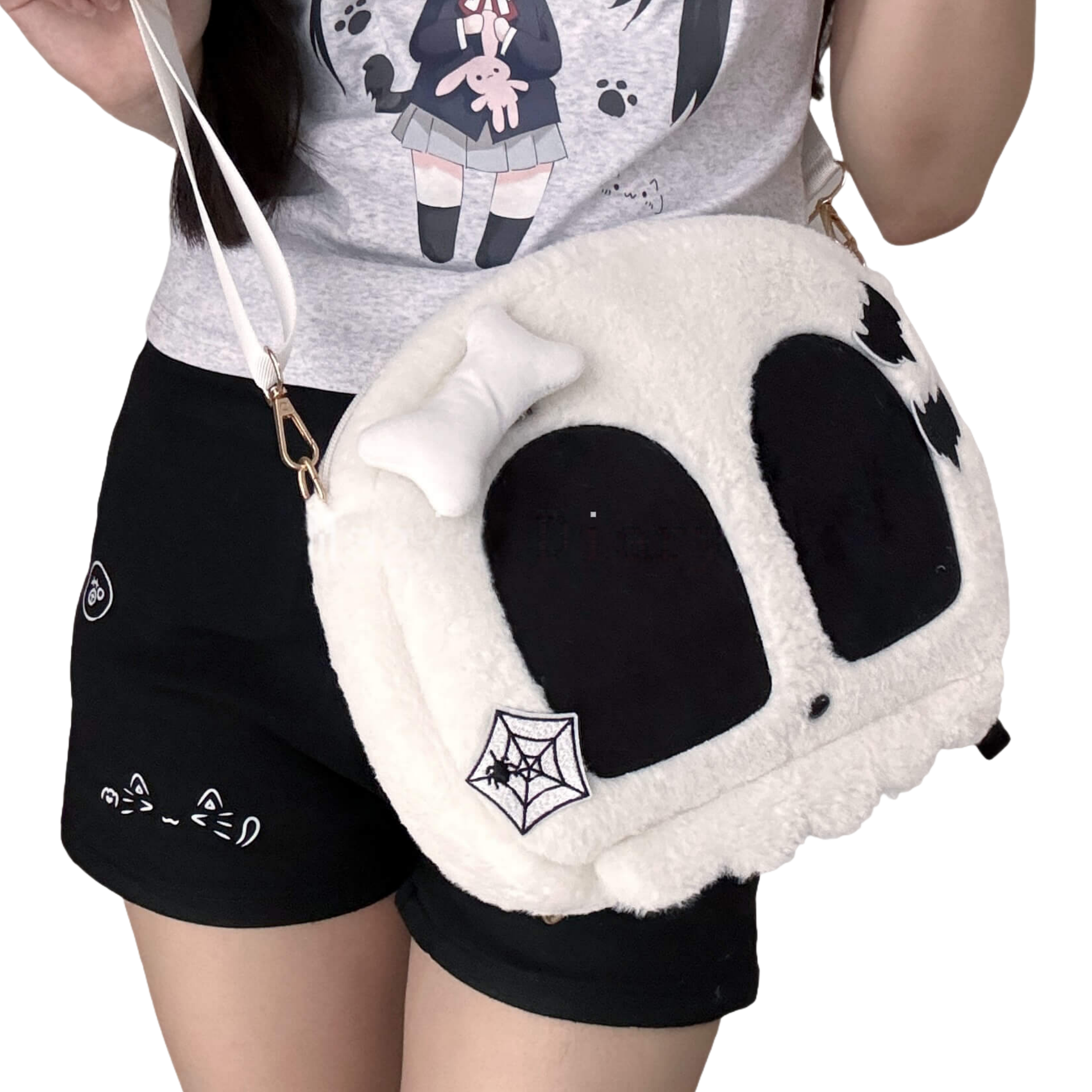 Lolita Gothic Cute Ghost Plush Backpack LE8003